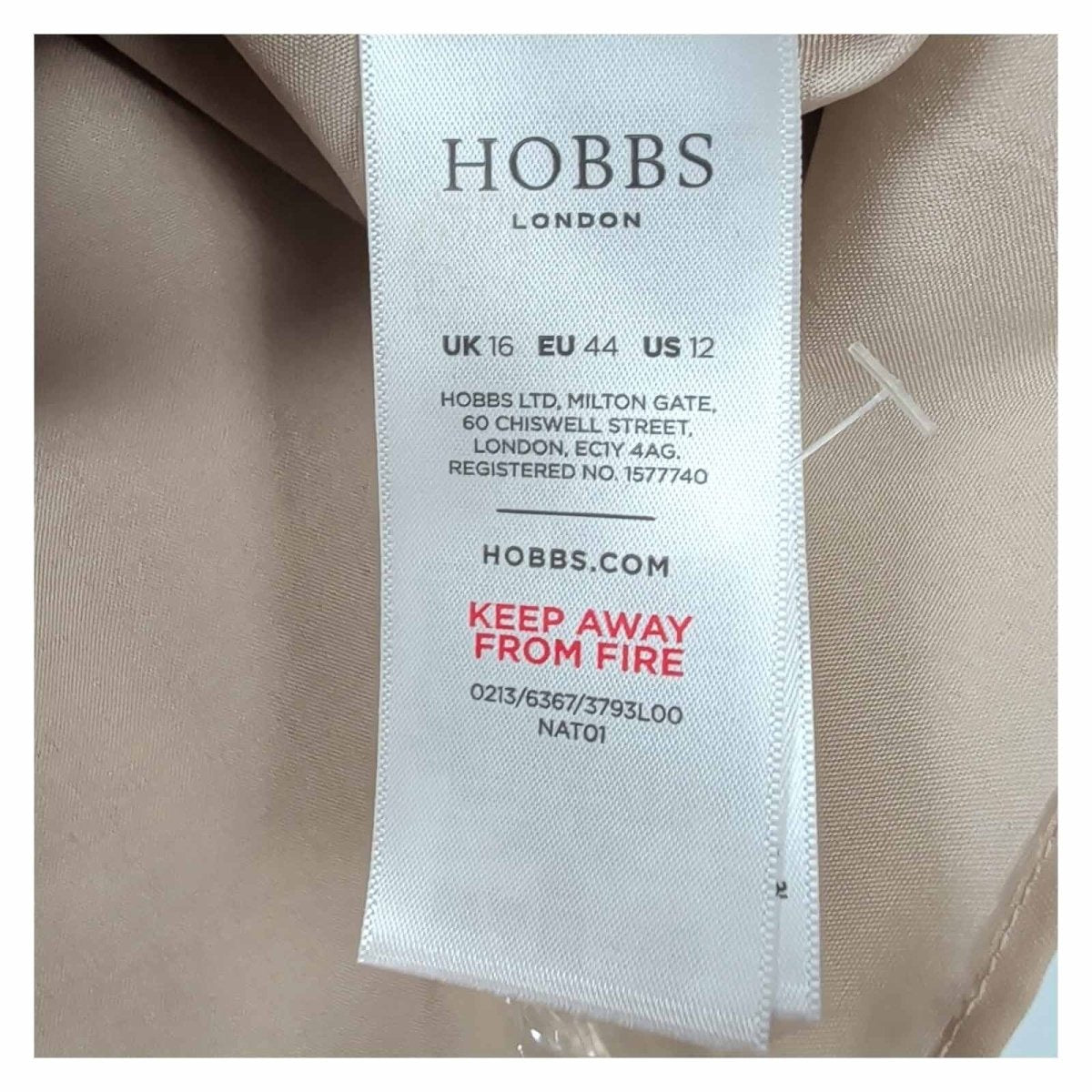 Hobbs Amersham Silk Beaded Top UK 16 Oyster Sleeveless Occasion NWT – product photo 4 | RewearableUK