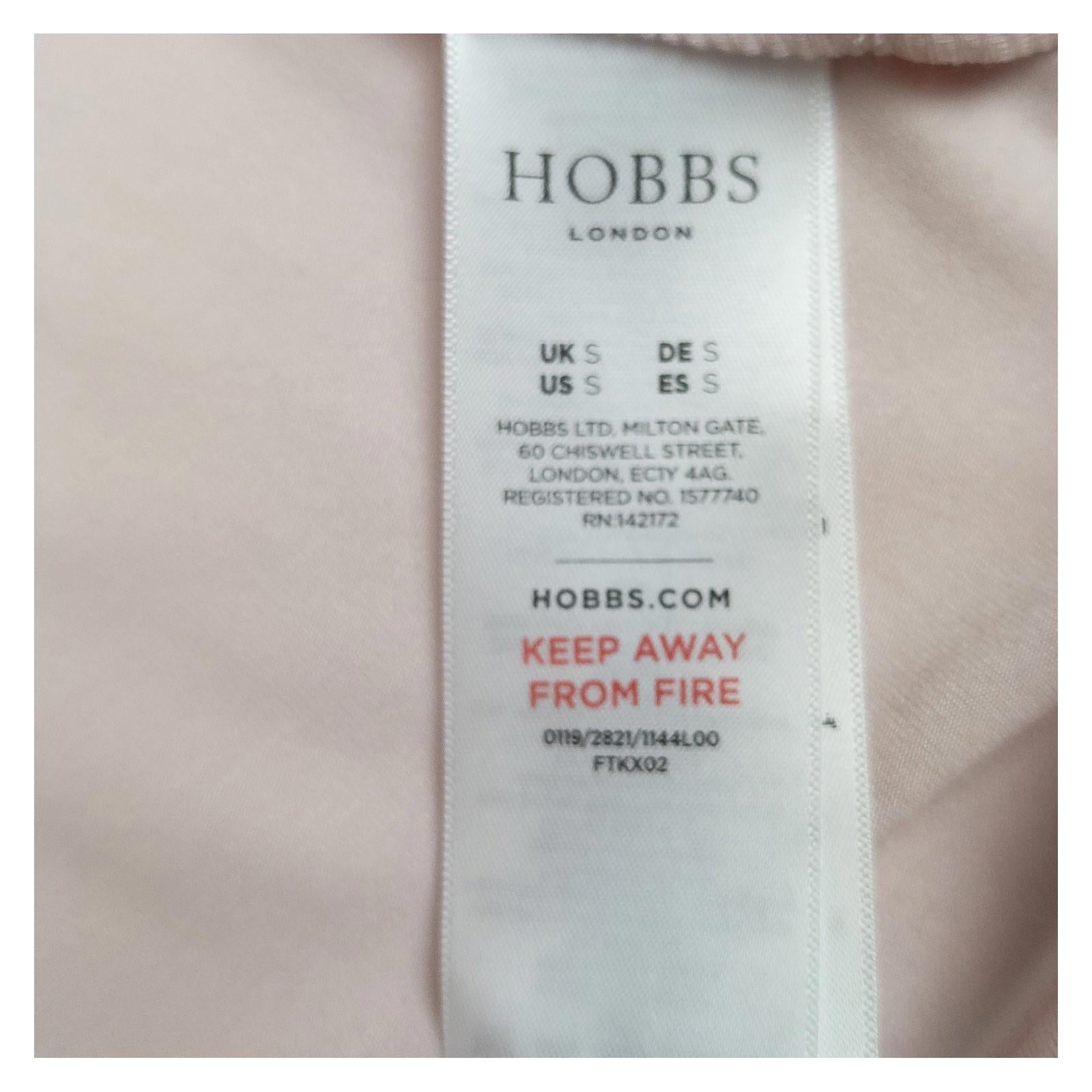 Hobbs London Amber Sleeveless Top UK S Pale Pink Twist Neck Blouse NWT by Hobbs – | RewearableUK