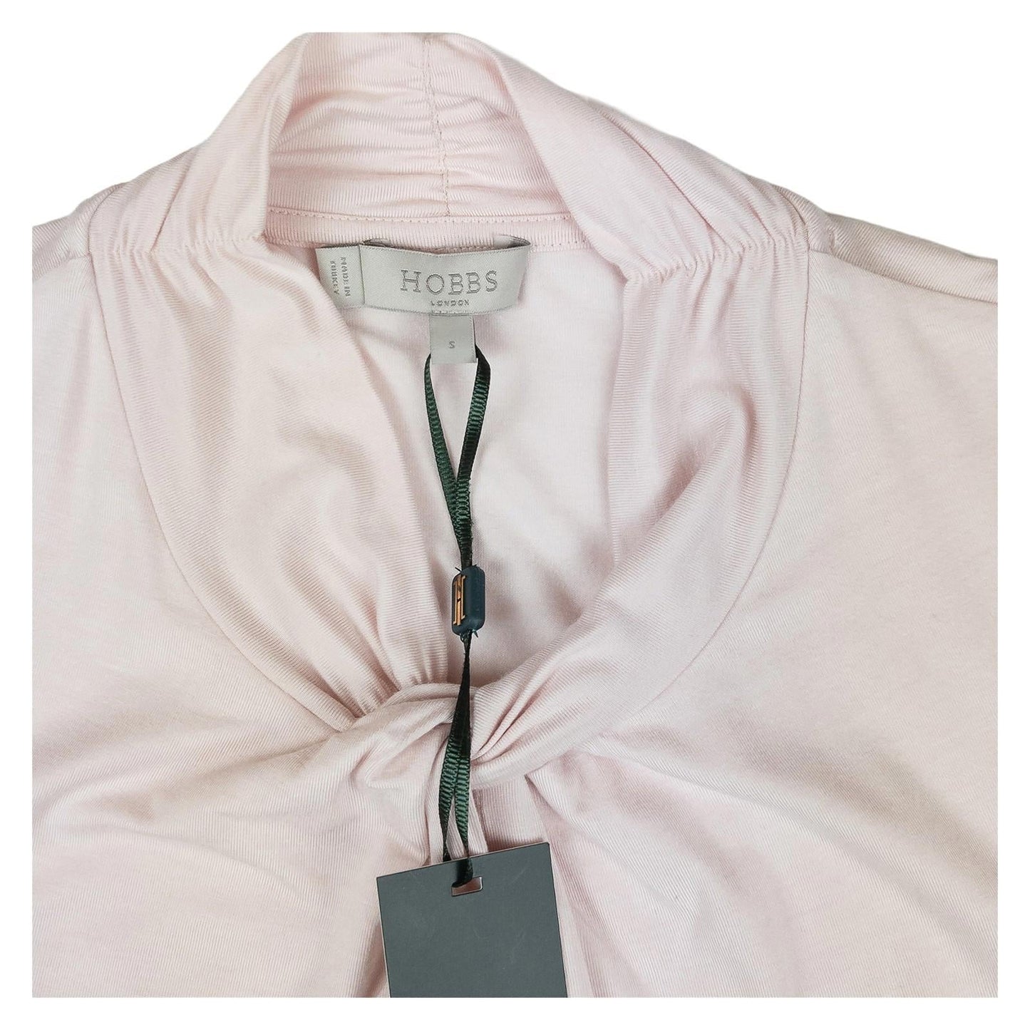Hobbs London Amber Sleeveless Top UK S Pale Pink Twist Neck Blouse NWT by Hobbs – | RewearableUK