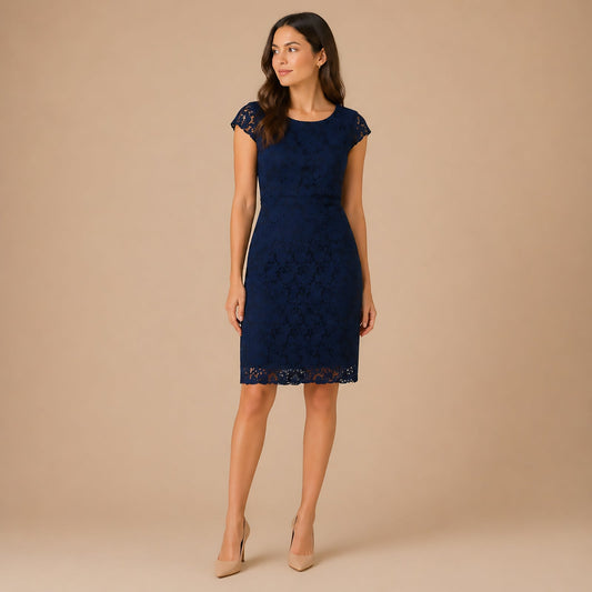 Hobbs London Womens Dress Blue Floral Jacquard Fit Flare UK 14 Elegant by Hobbs – DRESSING | RewearableUK