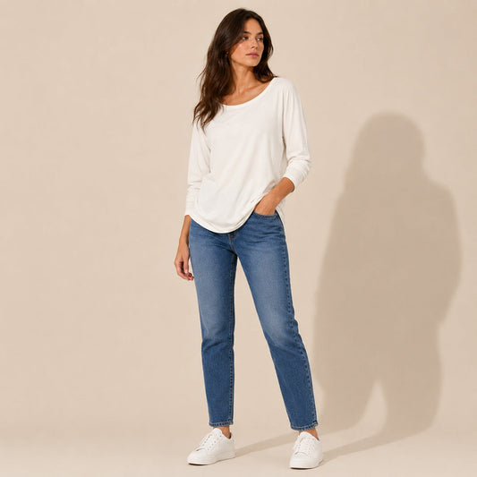Hobbs Sonya Ivory Boat Neck Top – Size L – product photo 1 | RewearableUK