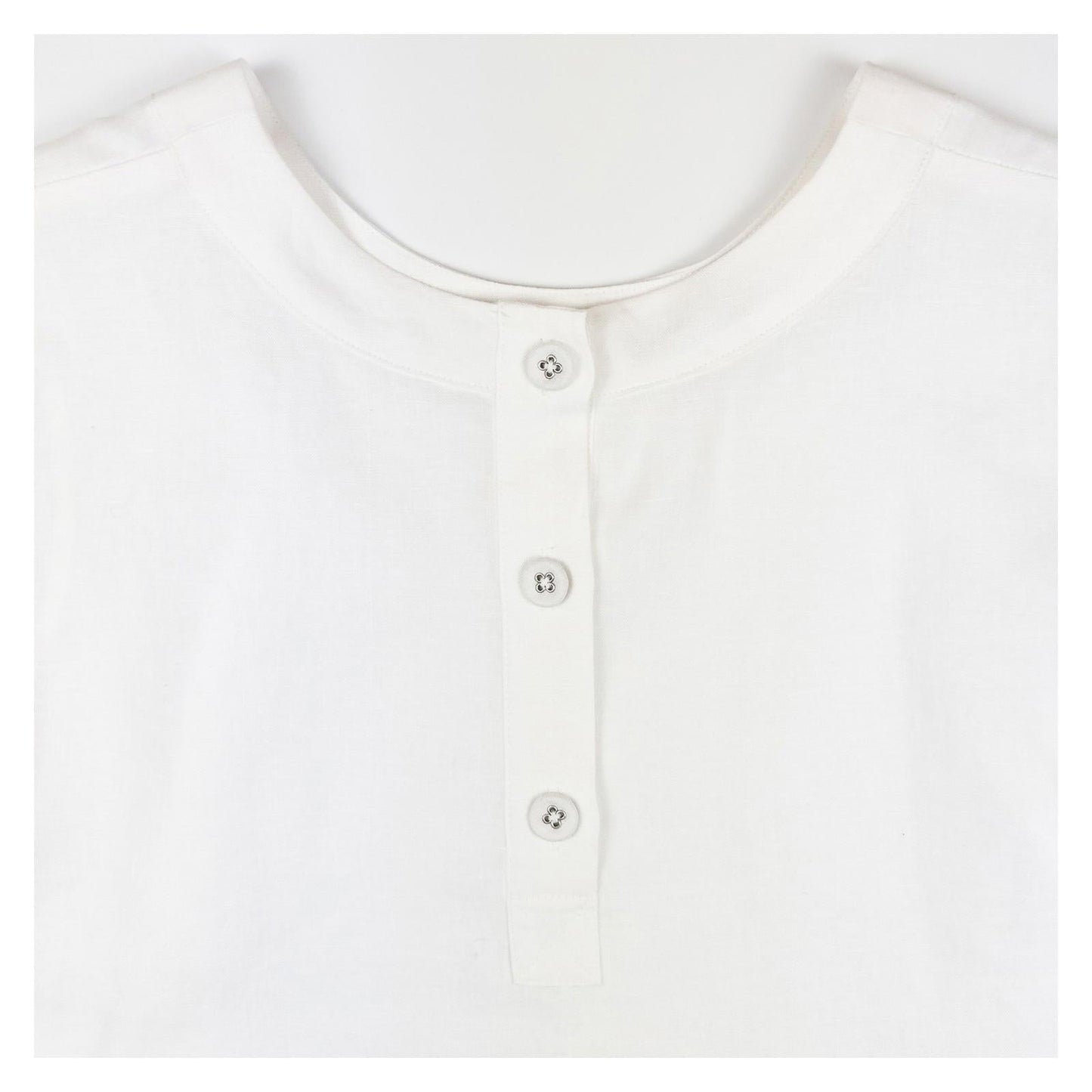 Hobbs Top Blouse UK 14 White 100% Linen Sleeveless Button Back NWOT by Hobbs – | RewearableUK