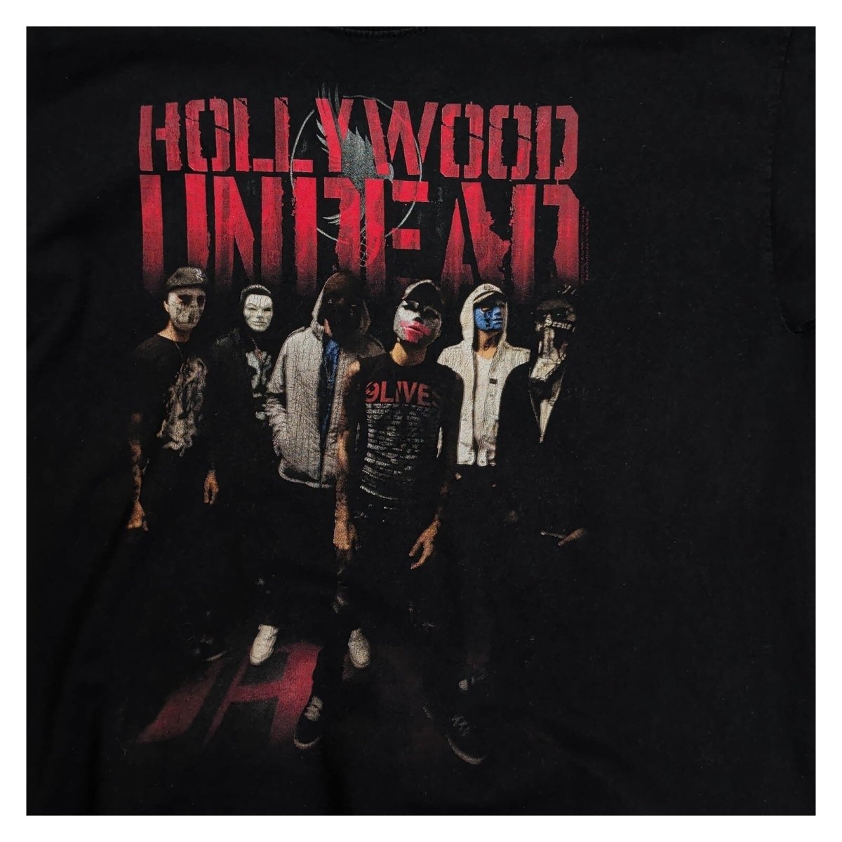 Hollywood Undead Hooligans Holiday 2009 Tour T-Shirt L Black Rock Band Tee – product photo 3 | RewearableUK