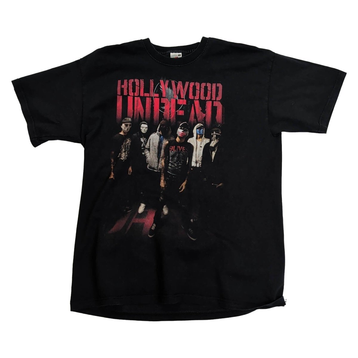 Hollywood Undead Hooligans Holiday 2009 Tour T-Shirt L Black Rock Band Tee – product photo 1 | RewearableUK