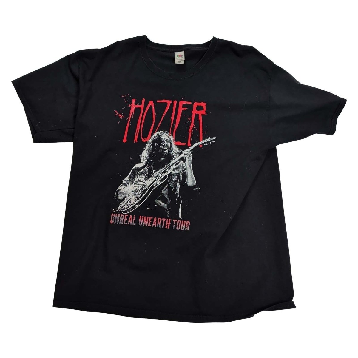 Hozier Unreal Unearth Tour T-Shirt XL Black Fruit of the Loom – Music T-Shirt product photo 1 | RewearableUK