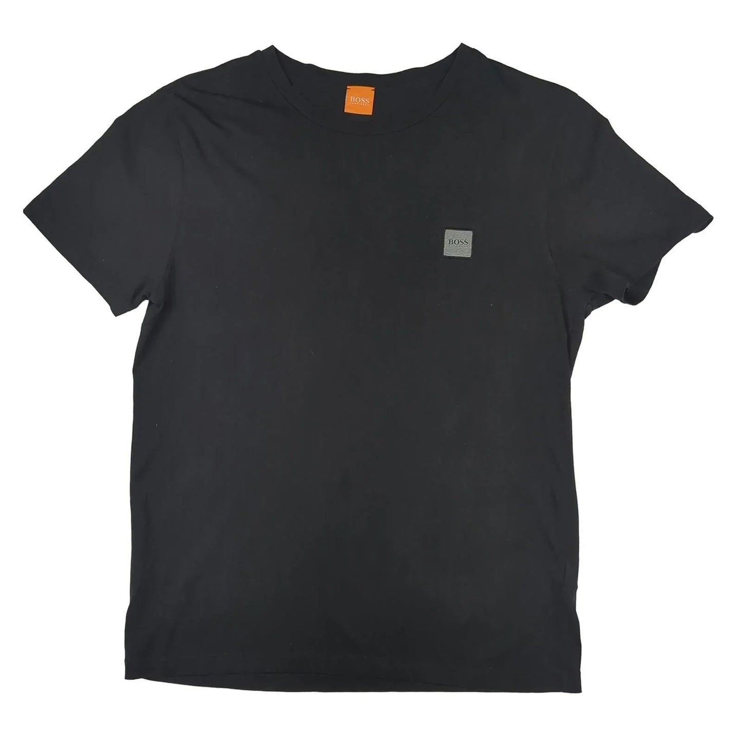 Hugo Boss Hugo Boss Black Cotton T-Shirt Men’s M Logo Tee Regular Fit T-Shirts RewearableUK