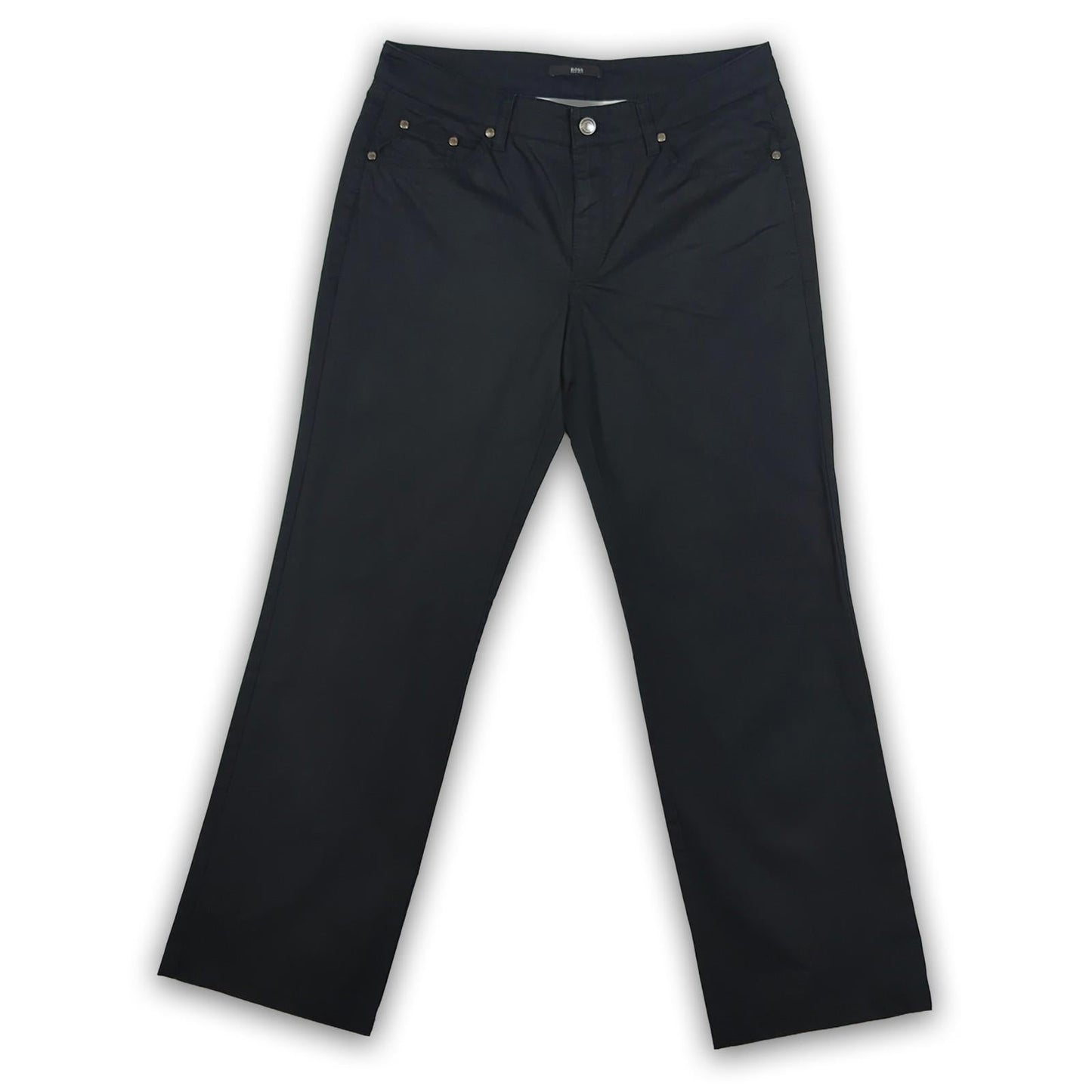 Boss Hugo Boss Black Trousers W30 L32 Regular Fit Straight Leg Smart Casual JEANS RewearableUK