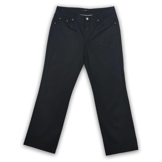 Boss Hugo Boss Black Trousers W30 L32 Regular Fit Straight Leg Smart Casual JEANS RewearableUK