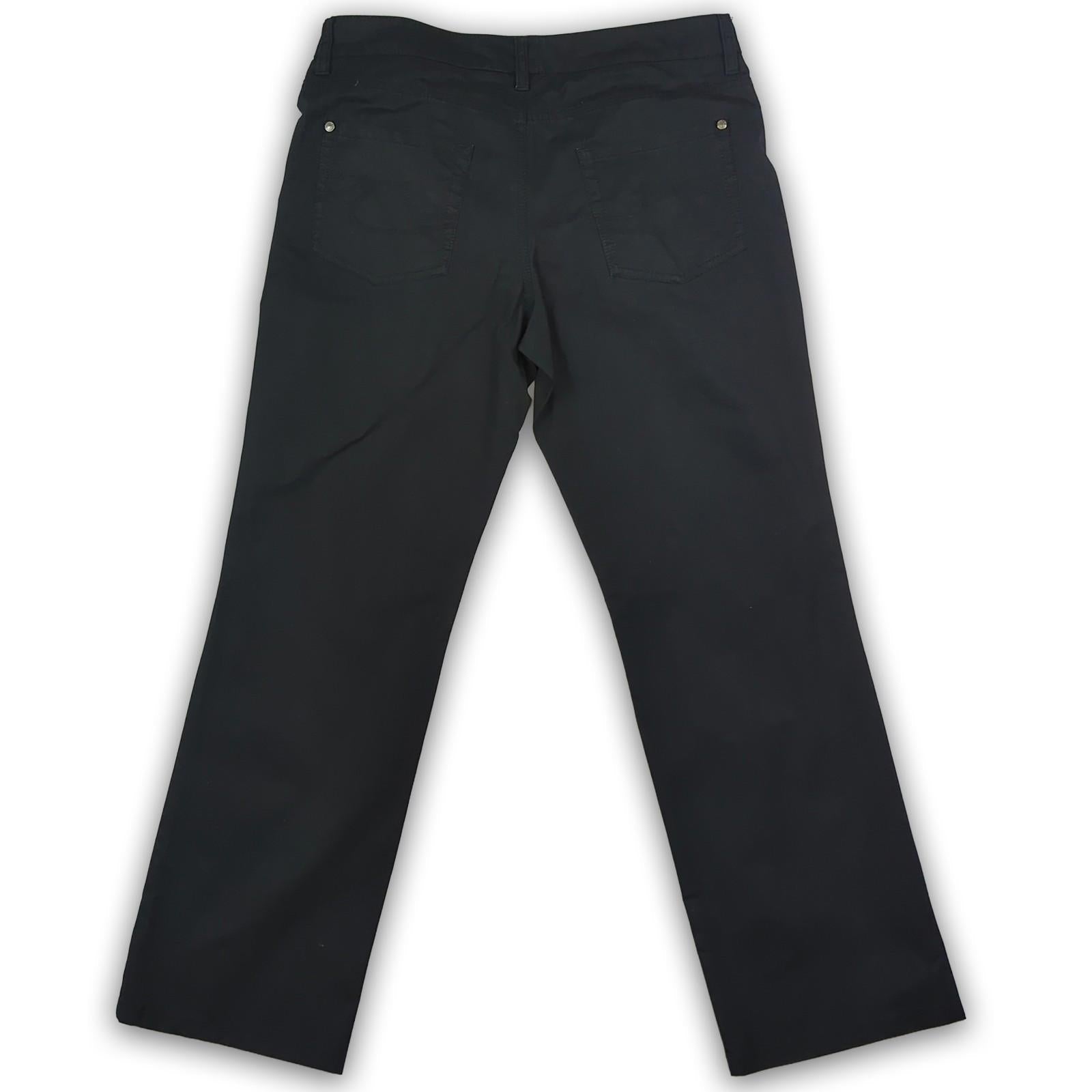 Boss Hugo Boss Black Trousers W30 L32 Regular Fit Straight Leg Smart Casual JEANS RewearableUK