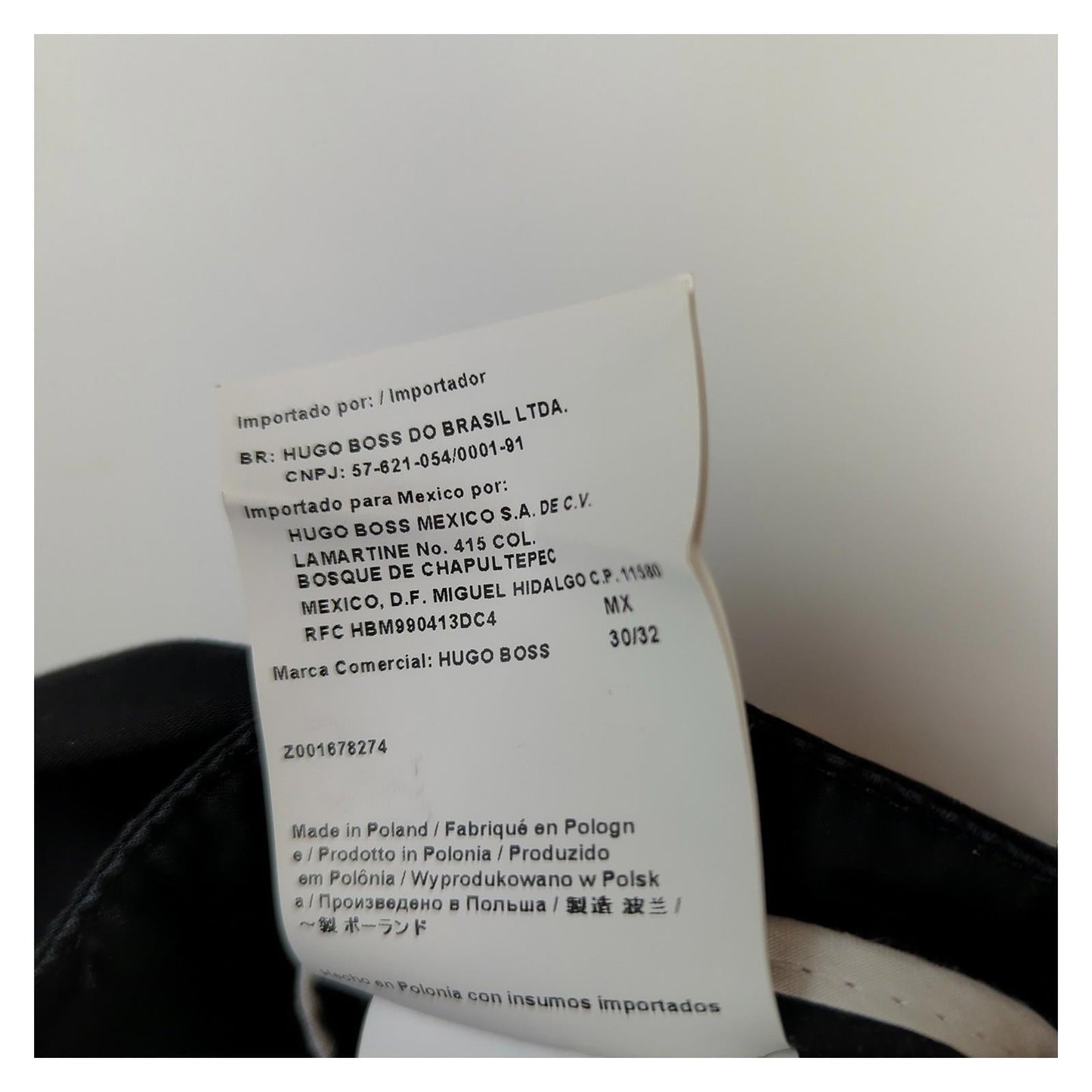 Boss Hugo Boss Black Trousers W30 L32 Regular Fit Straight Leg Smart Casual JEANS RewearableUK