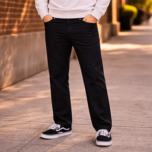 Hugo Boss Black Trousers W30 L32 Regular Fit Straight Leg Smart Casual by Boss – JEANS | RewearableUK