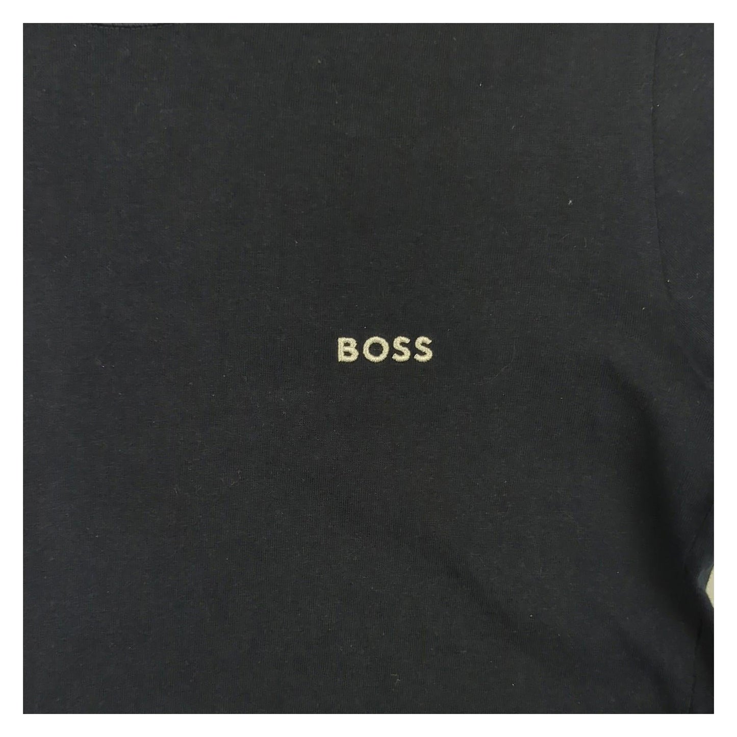 Hugo Boss Hugo Boss Blue Cotton T-Shirt Men's S Small Designer Crew Neck Logo Tee T-Shirts RewearableUK