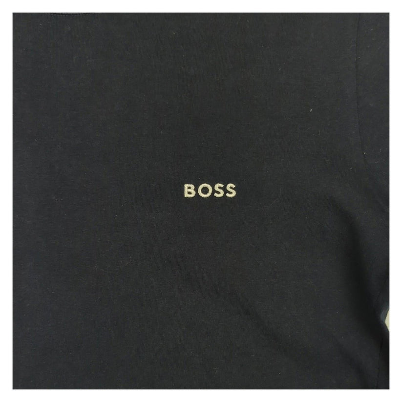 Hugo Boss Hugo Boss Blue Cotton T-Shirt Men's S Small Designer Crew Neck Logo Tee T-Shirts RewearableUK