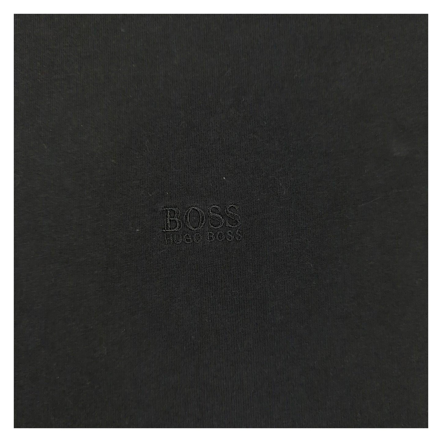 Hugo Boss Hugo Boss Men's Black Cotton Short Sleeve T-Shirt Size L Casual Top Used T-Shirts RewearableUK
