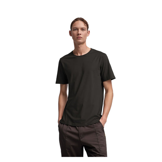 Hugo Boss Hugo Boss Men's Black Cotton Short Sleeve T-Shirt Size L Casual Top Used T-Shirts RewearableUK