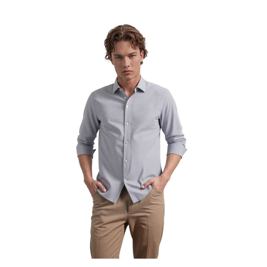 Hugo Boss Hugo Boss Mens Formal Shirt 16 Purple Slim Fit 100% Cotton Long Sleeve Dress Top shirt RewearableUK