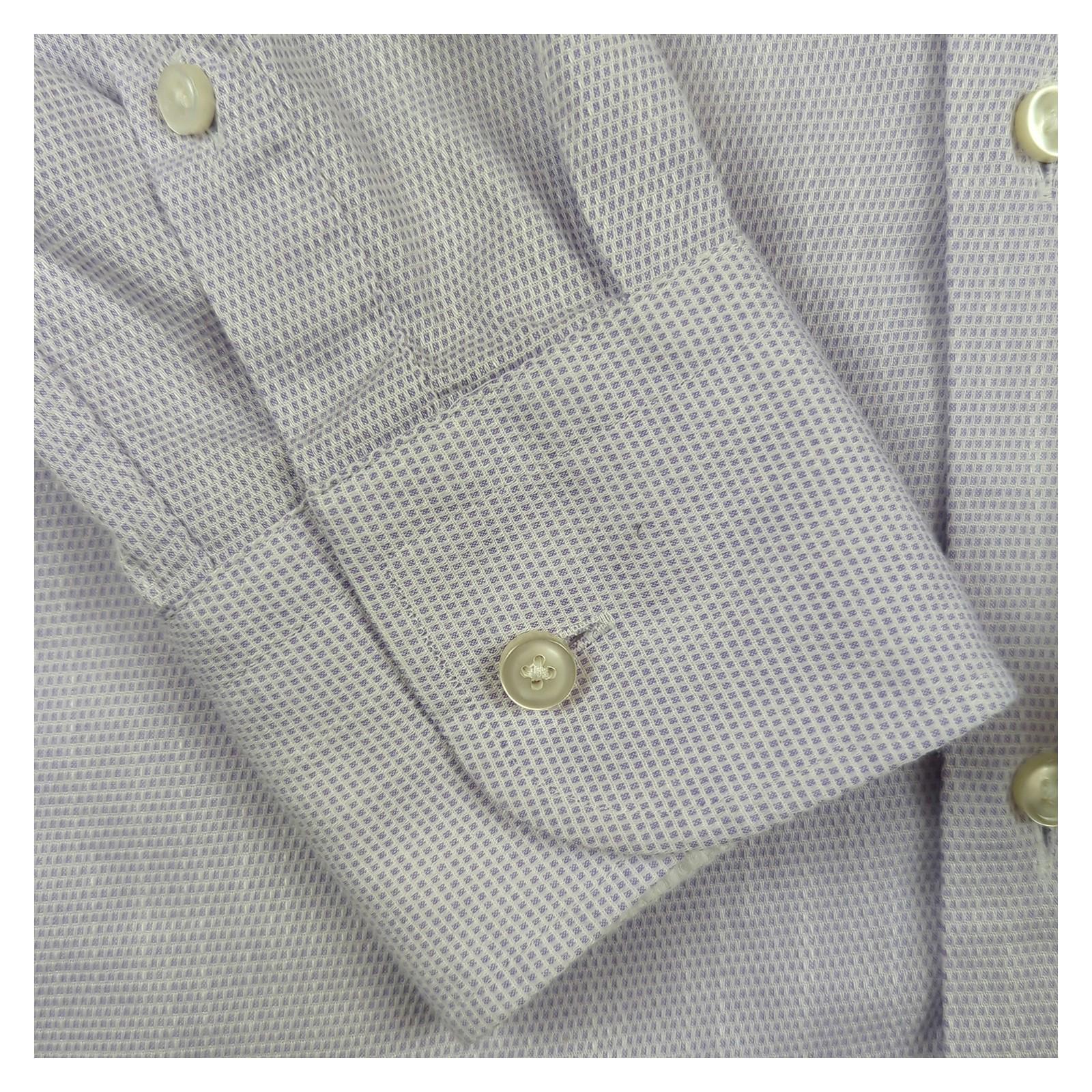 Hugo Boss Hugo Boss Mens Formal Shirt 16 Purple Slim Fit 100% Cotton Long Sleeve Dress Top shirt RewearableUK