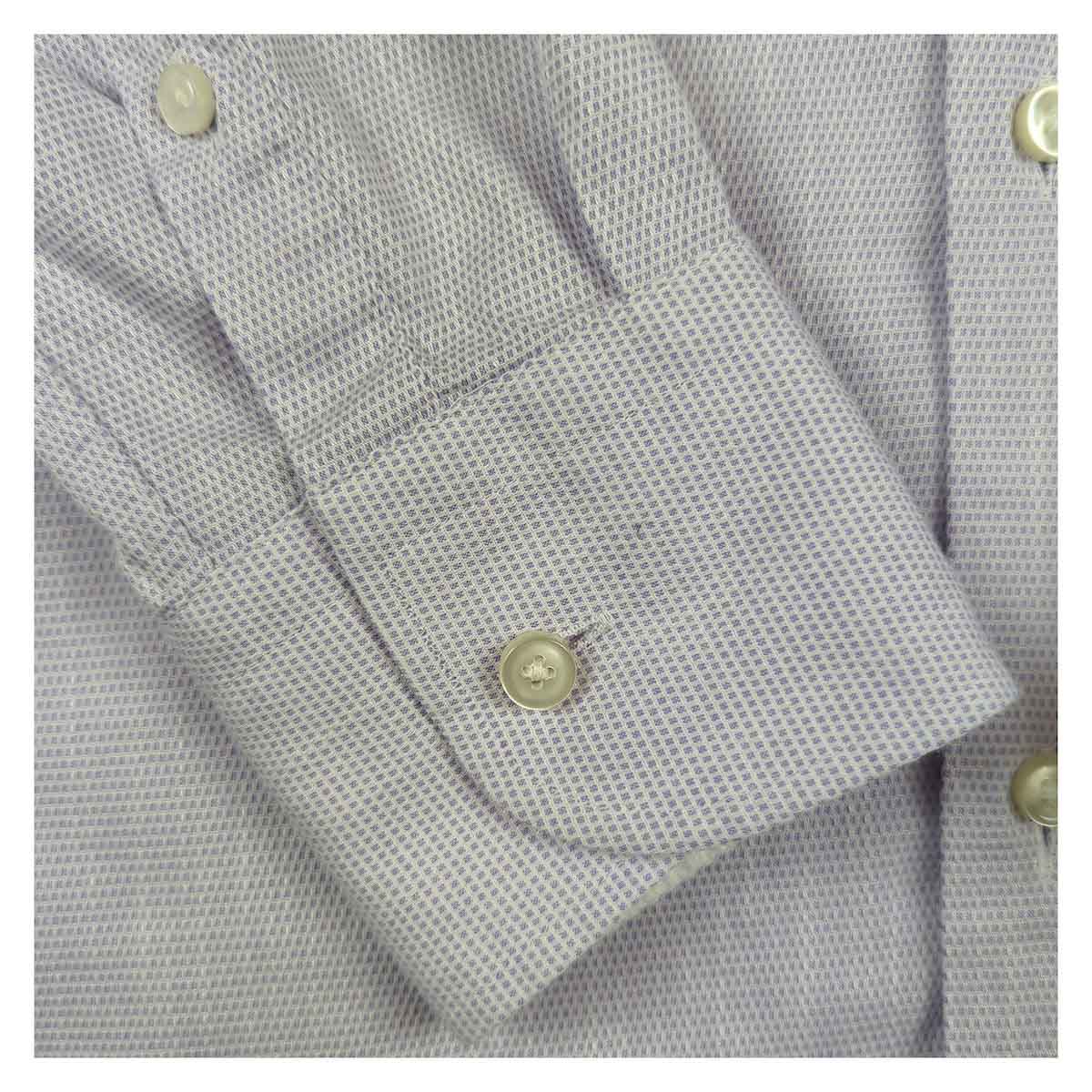 Hugo Boss Mens Formal Shirt 16 Purple Slim Fit 100% Cotton Long Sleeve Dress Top by Hugo Boss – shirt | RewearableUK