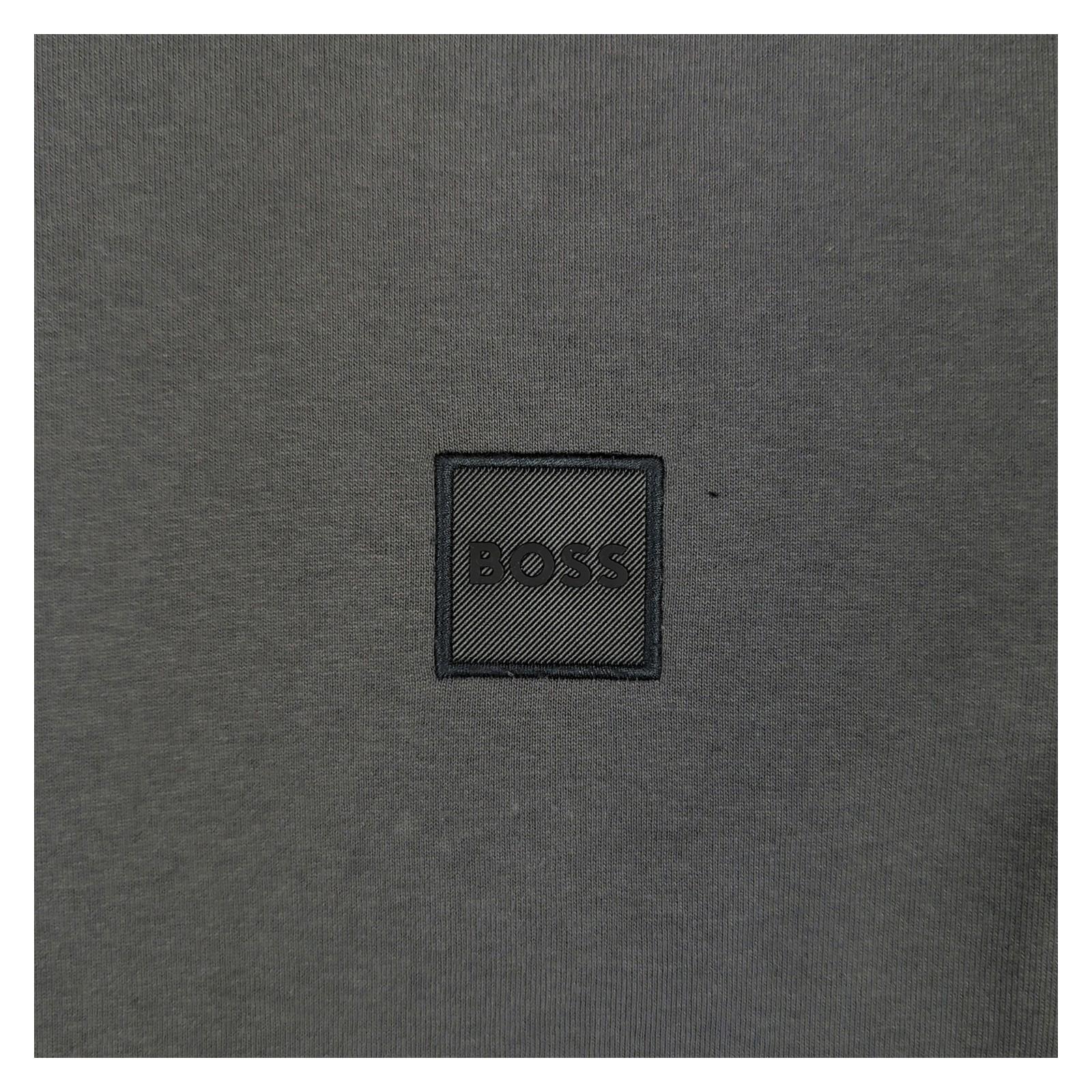 Hugo Boss Hugo Boss Mens T-Shirt Small Grey Cotton Crew Neck Logo Tee Casual Top T-Shirts RewearableUK