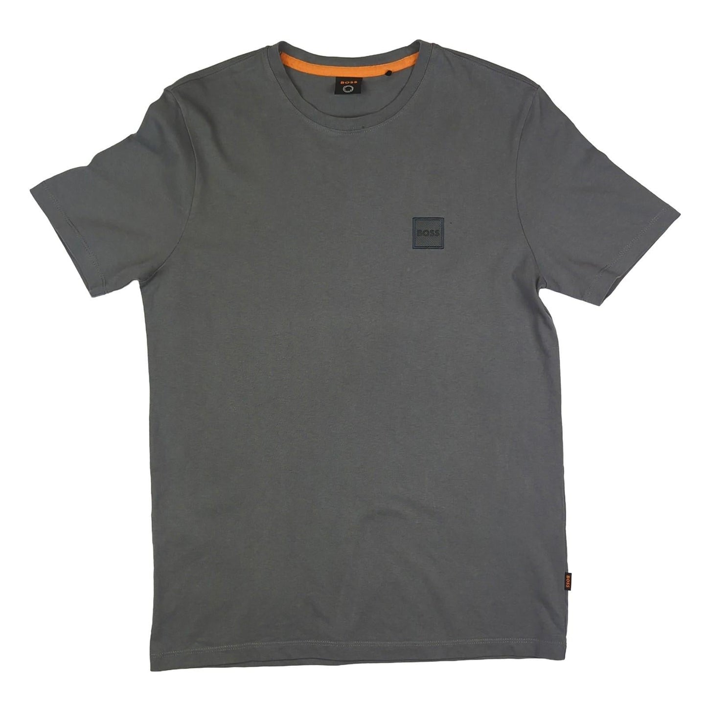 Hugo Boss Hugo Boss Mens T-Shirt Small Grey Cotton Crew Neck Logo Tee Casual Top T-Shirts RewearableUK