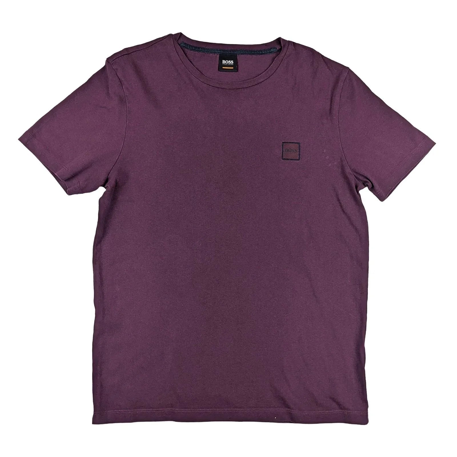 Hugo Boss Hugo Boss Organic Cotton T-Shirt Men's Small Fuchsia Pink Crew Neck Tee T-Shirts RewearableUK