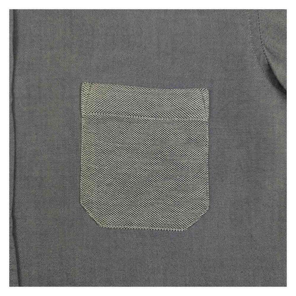 Hugo Boss Slim Fit Short Sleeve Shirt Blue White | Men's Small – Shirt product photo 4 | RewearableUK