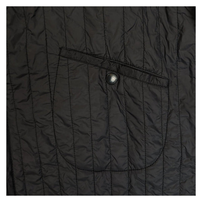 Ilse Jacobsen Hornbaek Womens Black Quilted Jacket Size 44 Zip Lightweight Coat – product photo 3 | RewearableUK