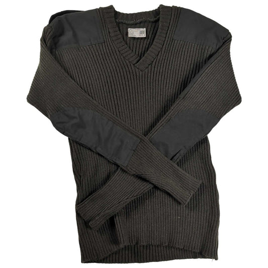 Indian Army Wool V-Neck Jumper 100cm Olive Green 2016 – product photo 1 | RewearableUK