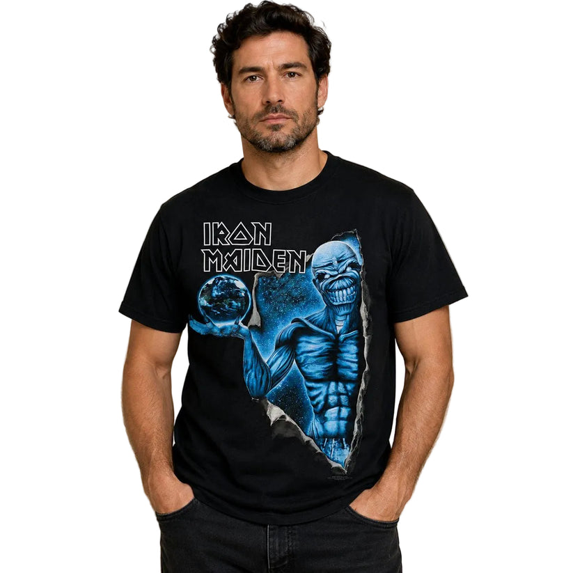Iron Maiden A Matter of the Beast 2007 Tour T-Shirt L Black Fruit of the Loom – Music T-Shirt product photo 1 | RewearableUK