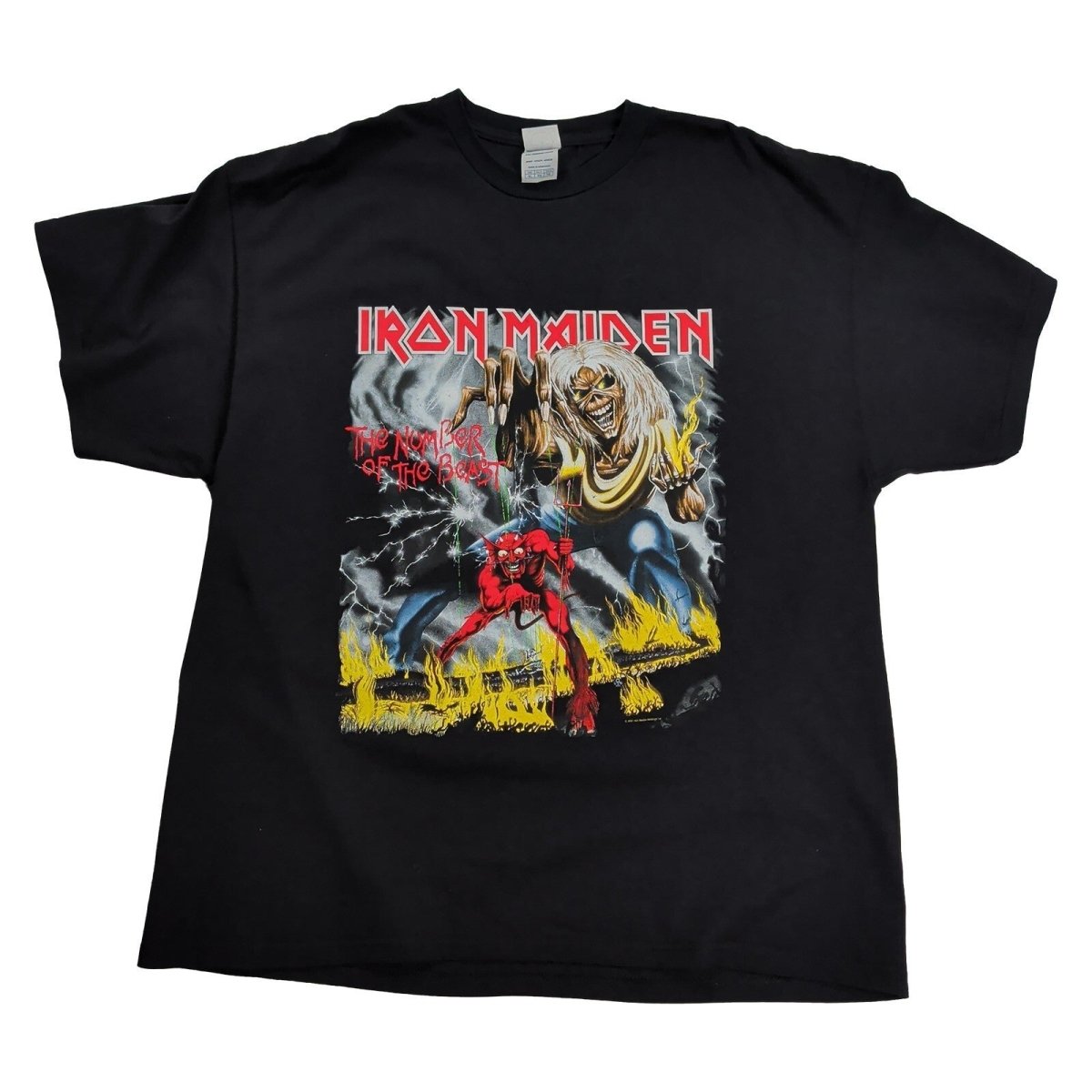 Iron Maiden Number of the Beast Somewhere Back in Time Tour 2008 T-Shirt XL – product photo 1 | RewearableUK