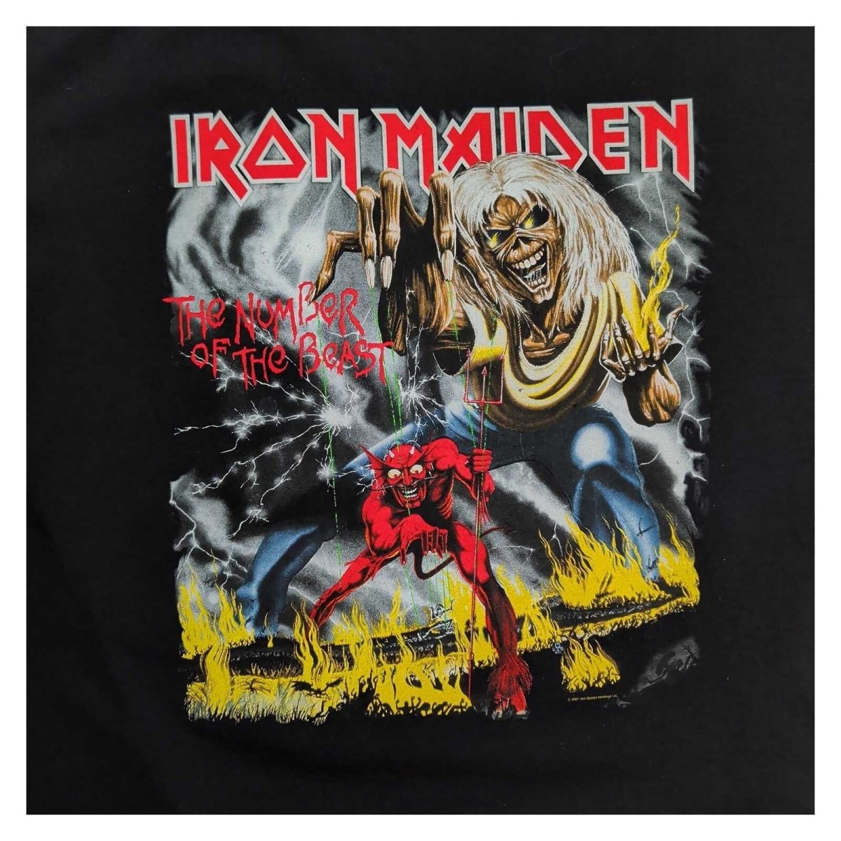 Iron Maiden Number of the Beast Somewhere Back in Time Tour 2008 T-Shirt XL – product photo 3 | RewearableUK