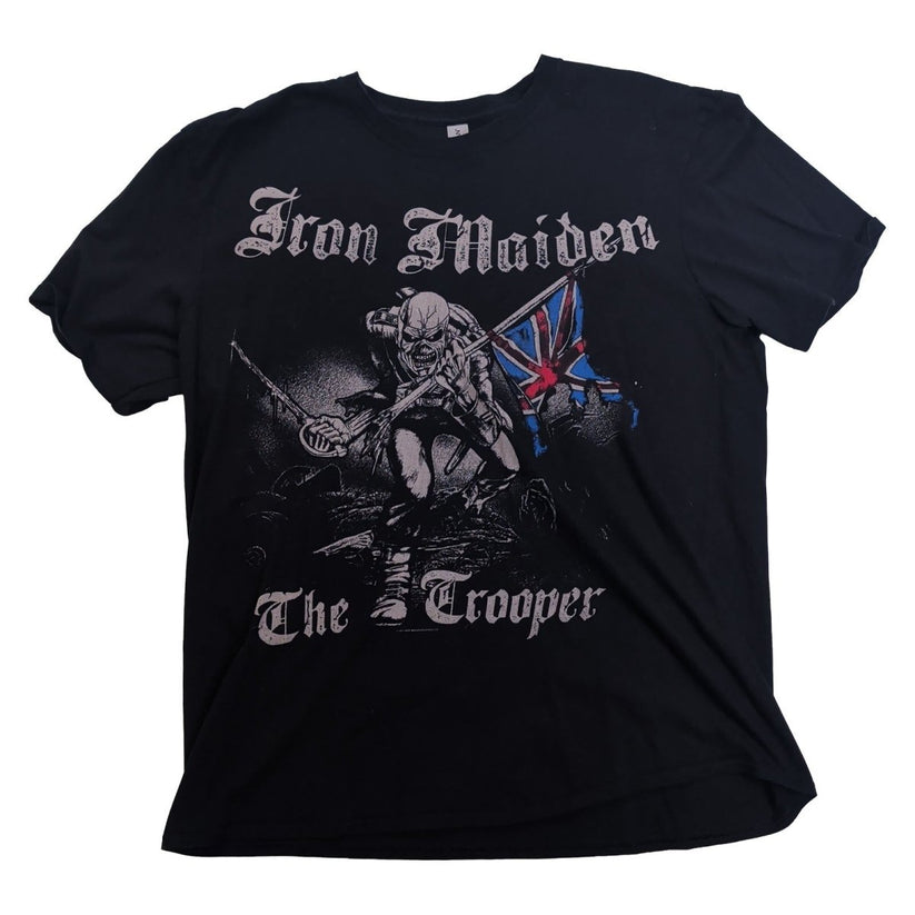 Iron Maiden The Trooper Black T Shirt XL Heavy Metal Rock Band Double Sided – product photo 3 | RewearableUK