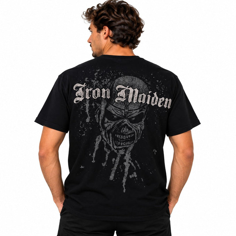 Iron Maiden The Trooper Black T Shirt XL Heavy Metal Rock Band Double Sided – T-Shirt product photo 2 | RewearableUK