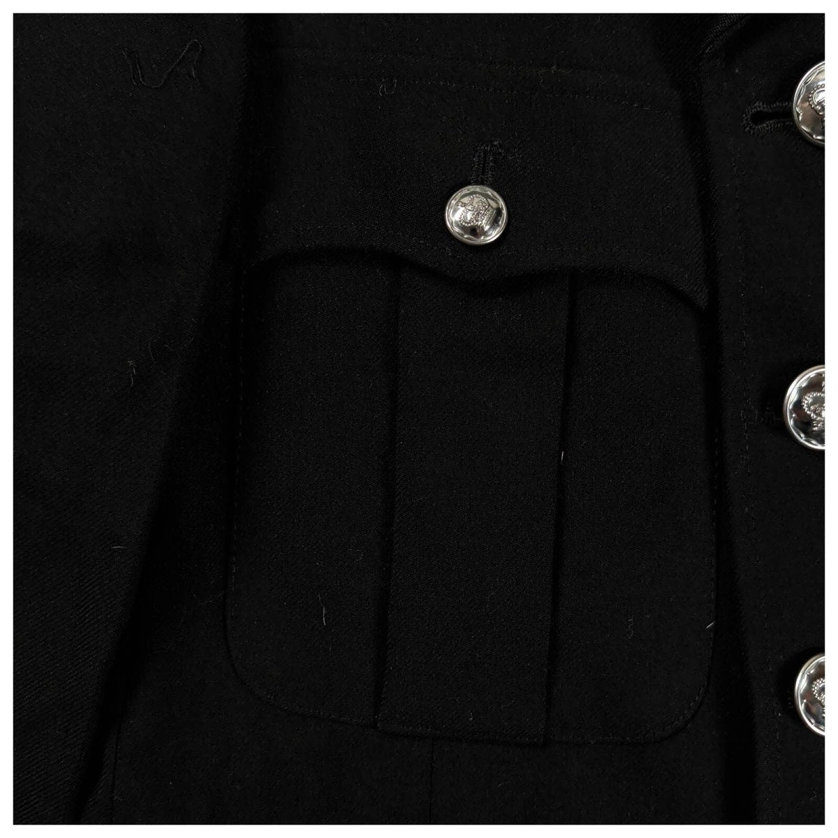 J Compton Sons & Webb Police Dress Tunic Jacket 40 Black Crown Buttons – product photo 2 | RewearableUK