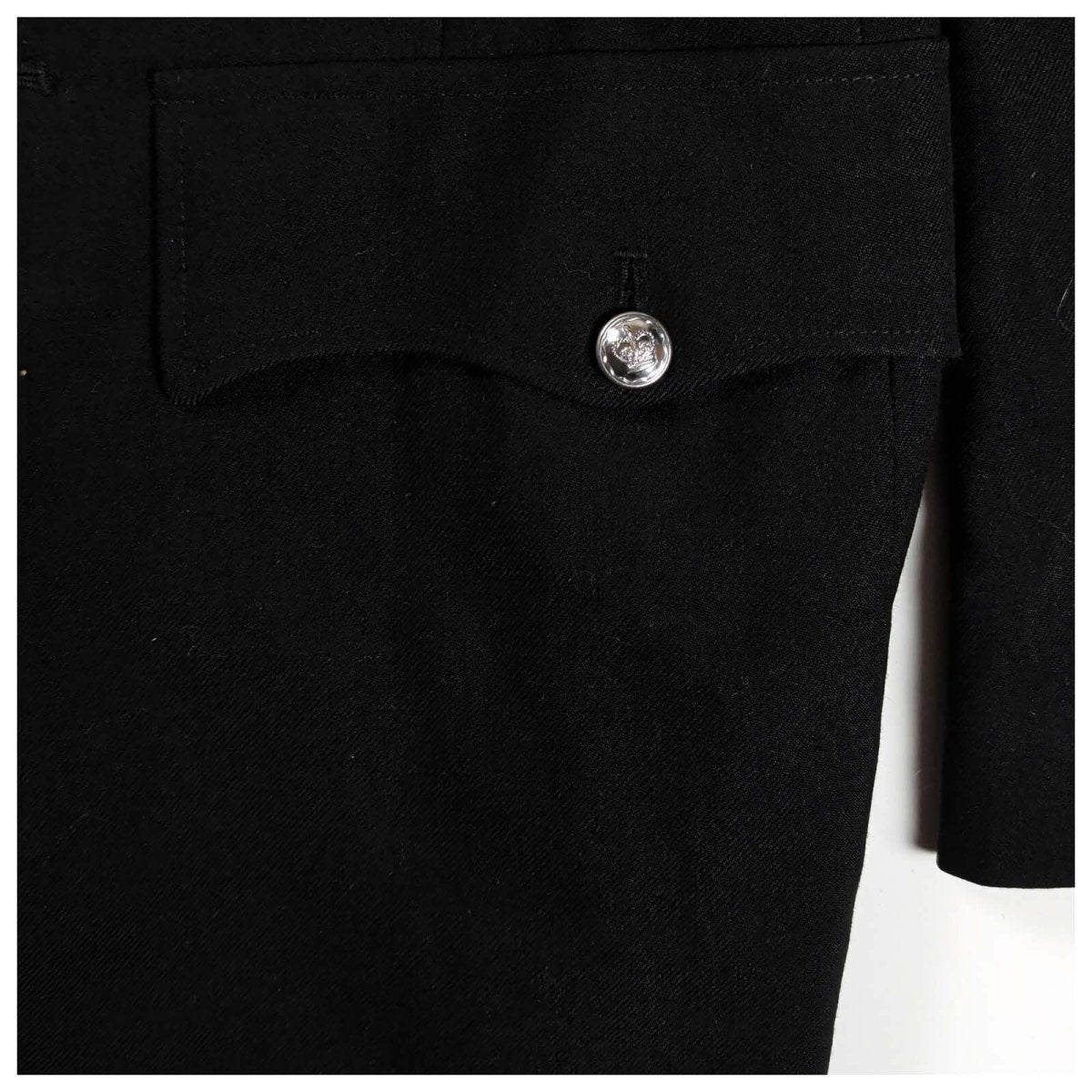 J Compton Sons & Webb Police Dress Tunic Jacket 40 Black Crown Buttons – product photo 6 | RewearableUK