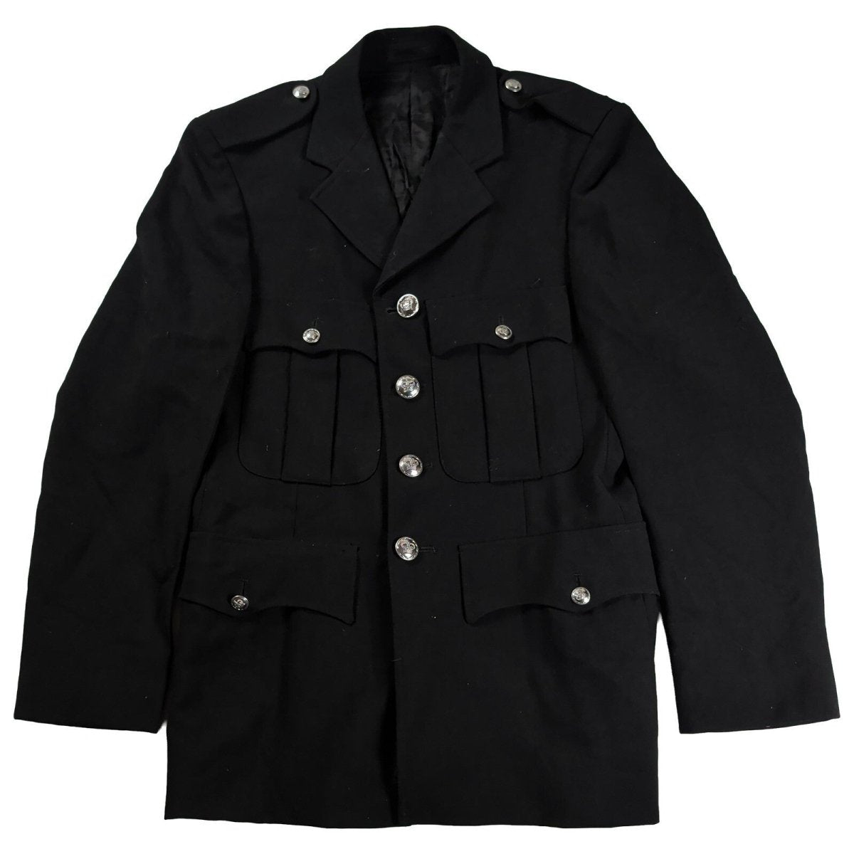 J Compton Sons & Webb Police Dress Tunic Jacket 40 Black Crown Buttons – product photo 1 | RewearableUK