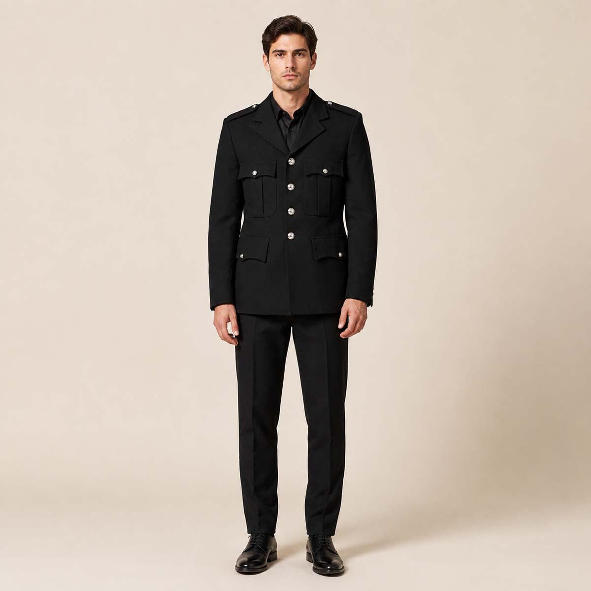 J. Compton Sons & Webb Police Dress Tunic Jacket – Approx 40 – MILITARY product photo 1 | RewearableUK