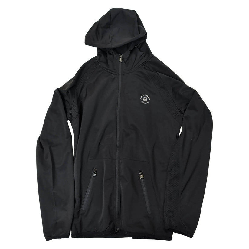 Jack & Jones Core Men's Hooded Zip Jacket M Black – product photo 1 | RewearableUK
