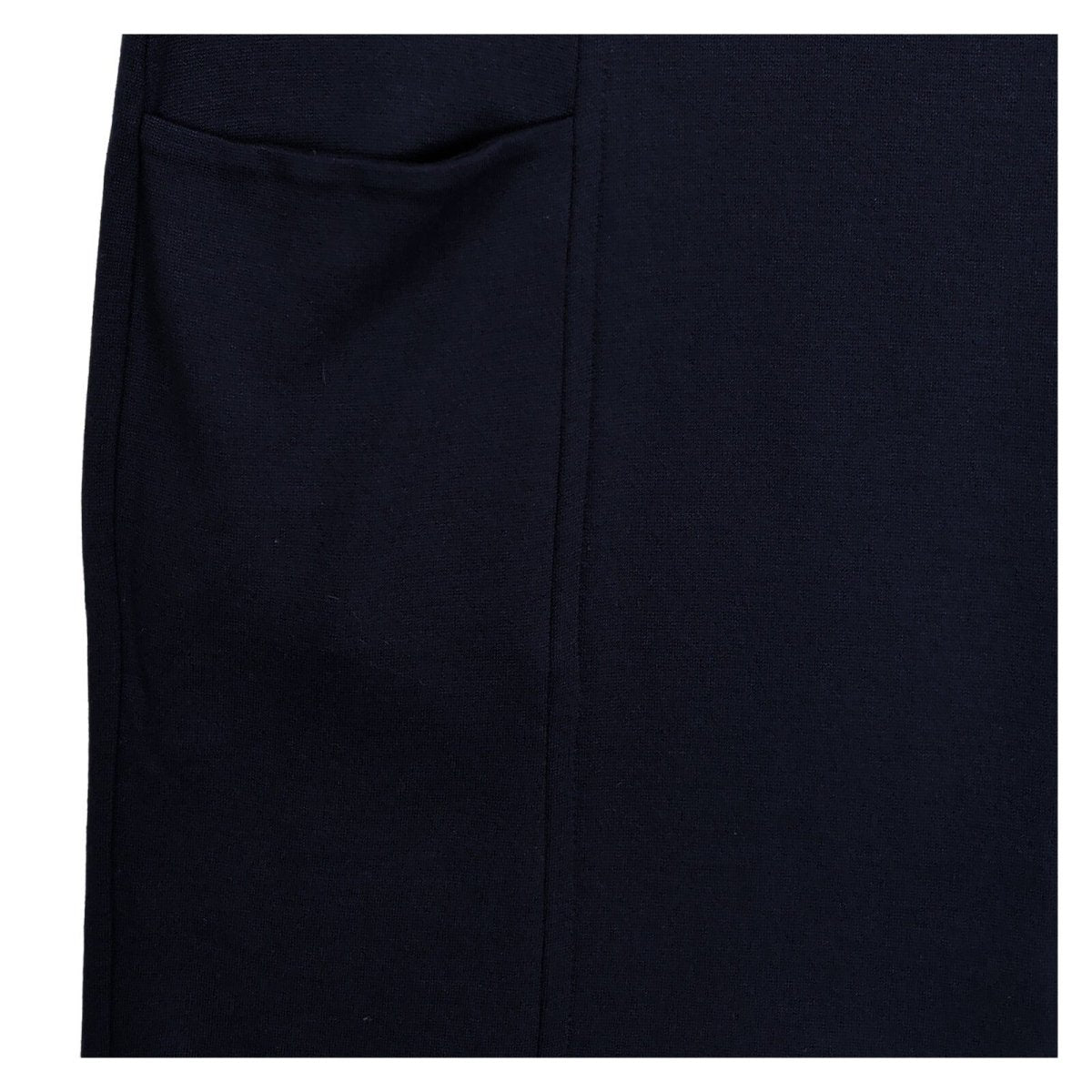Jaeger Navy Blue Shift Dress Size M 3/4 Sleeve Pockets Jersey Work Office – product photo 5 | RewearableUK