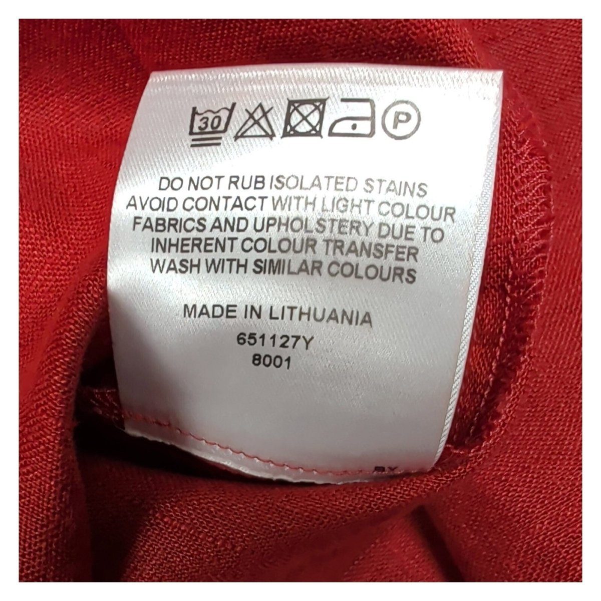 Jaeger Womens Linen Bardot Top UK 14 Burnt Orange Off Shoulder Blouse – product photo 3 | RewearableUK
