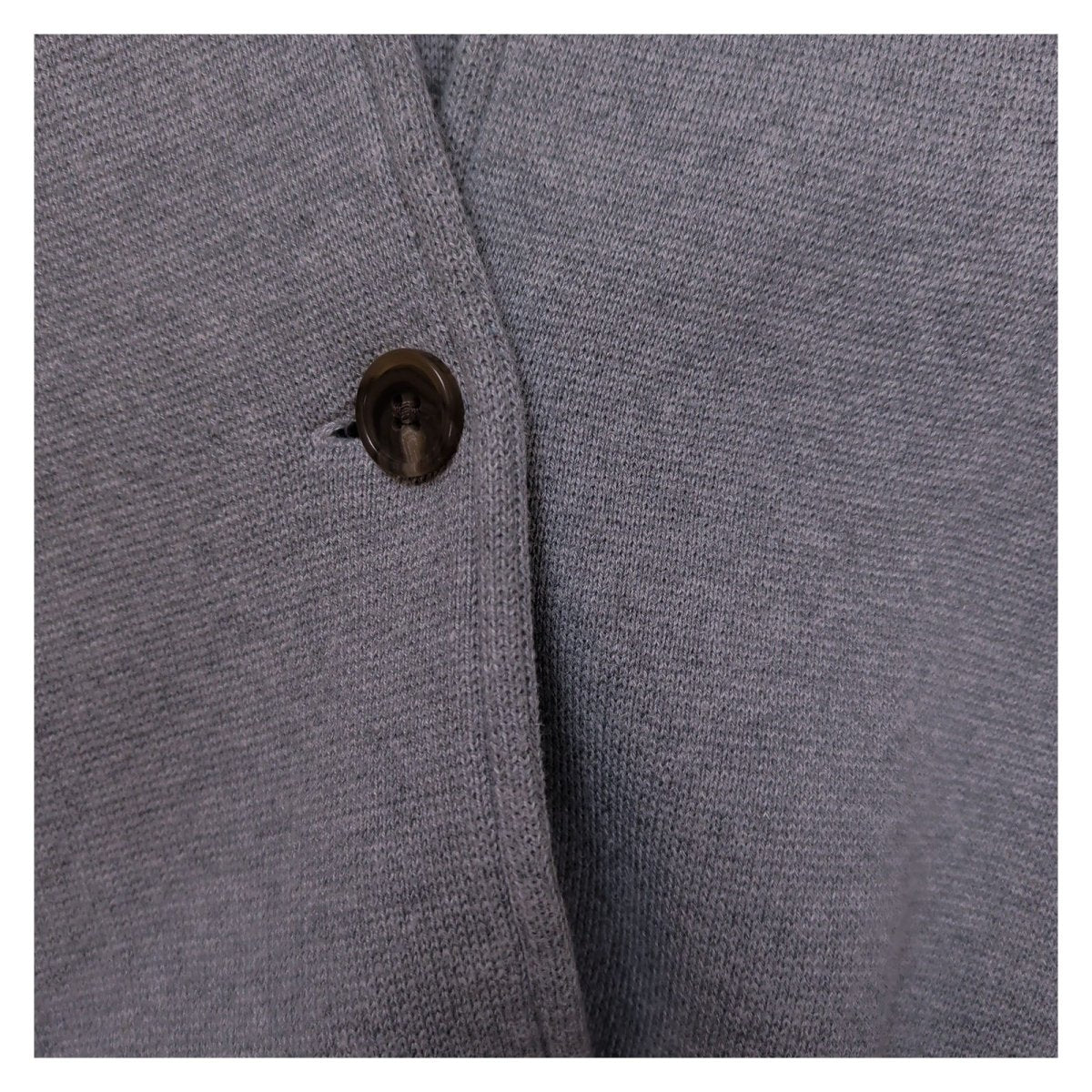 J.Crew Women Blazer Regular Size medium Gray Cotton Two-Button Knit Jacket – product photo 4 | RewearableUK