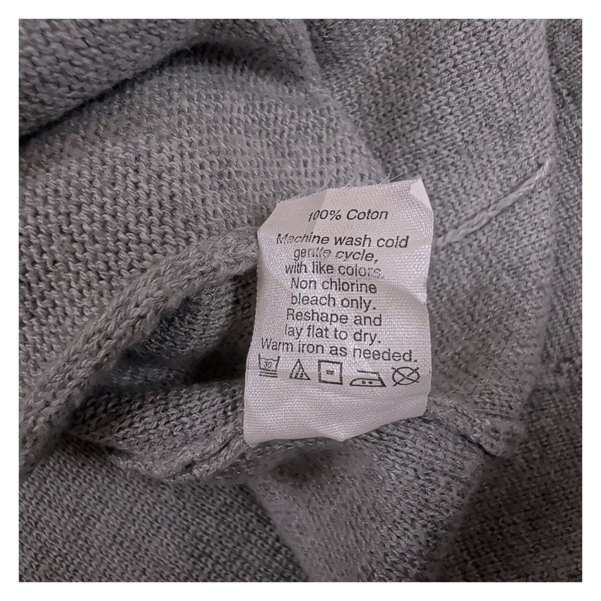 J.Crew Women Blazer Regular Size medium Gray Cotton Two-Button Knit Jacket – product photo 6 | RewearableUK