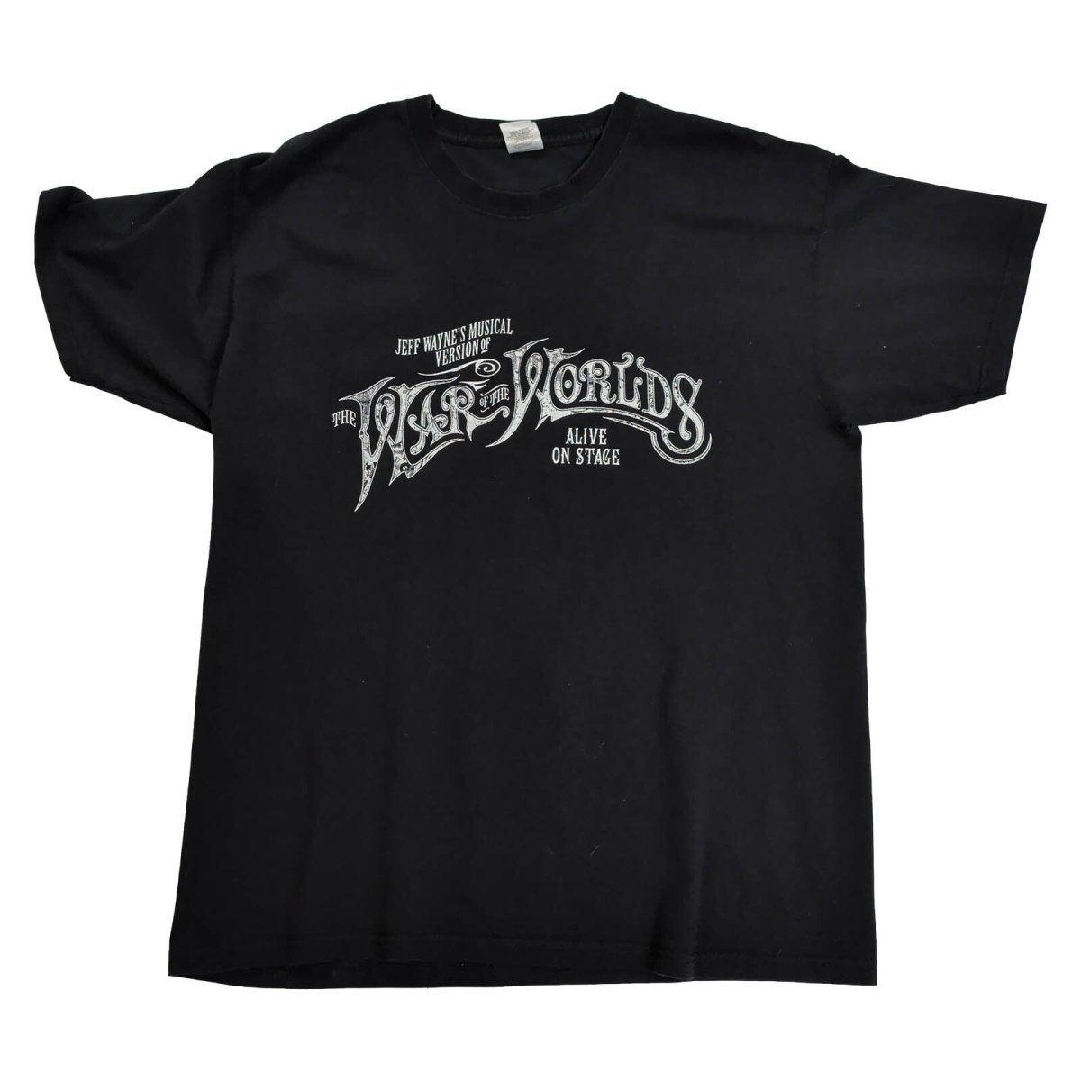 Jeff Wayne War of the Worlds Alive on Stage 2018 Tour T-Shirt XL Black – product photo 1 | RewearableUK