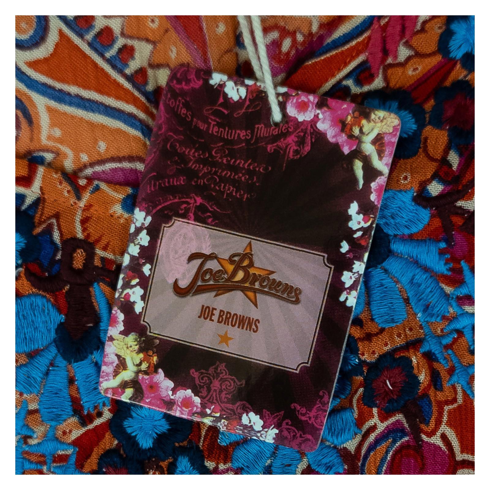 Joe Browns Tunic Top UK 22 Orange Paisley Boho Embroidered Asymmetrical NWT by Joe Browns – | RewearableUK