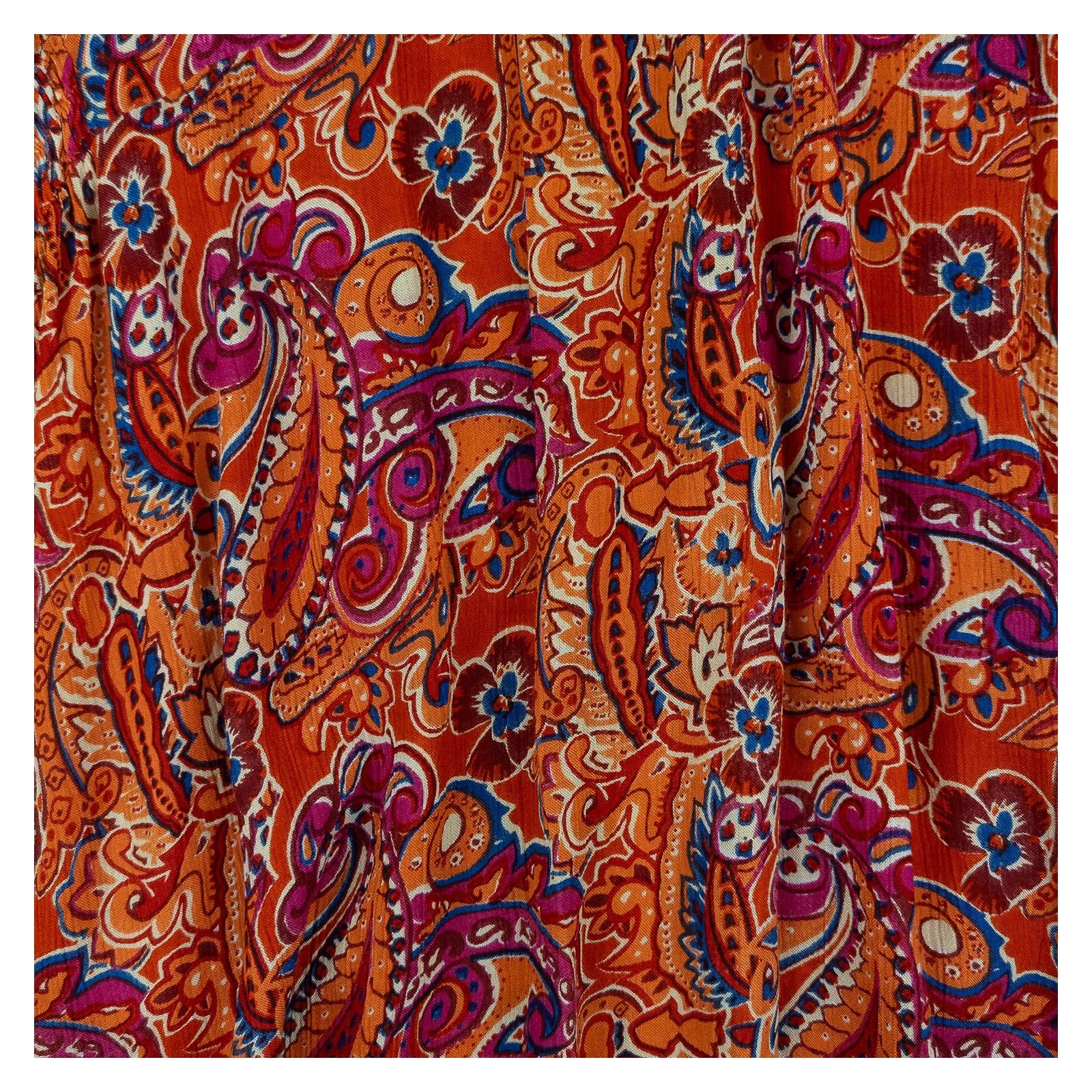 Joe Browns Tunic Top UK 22 Orange Paisley Boho Embroidered Asymmetrical NWT by Joe Browns – | RewearableUK