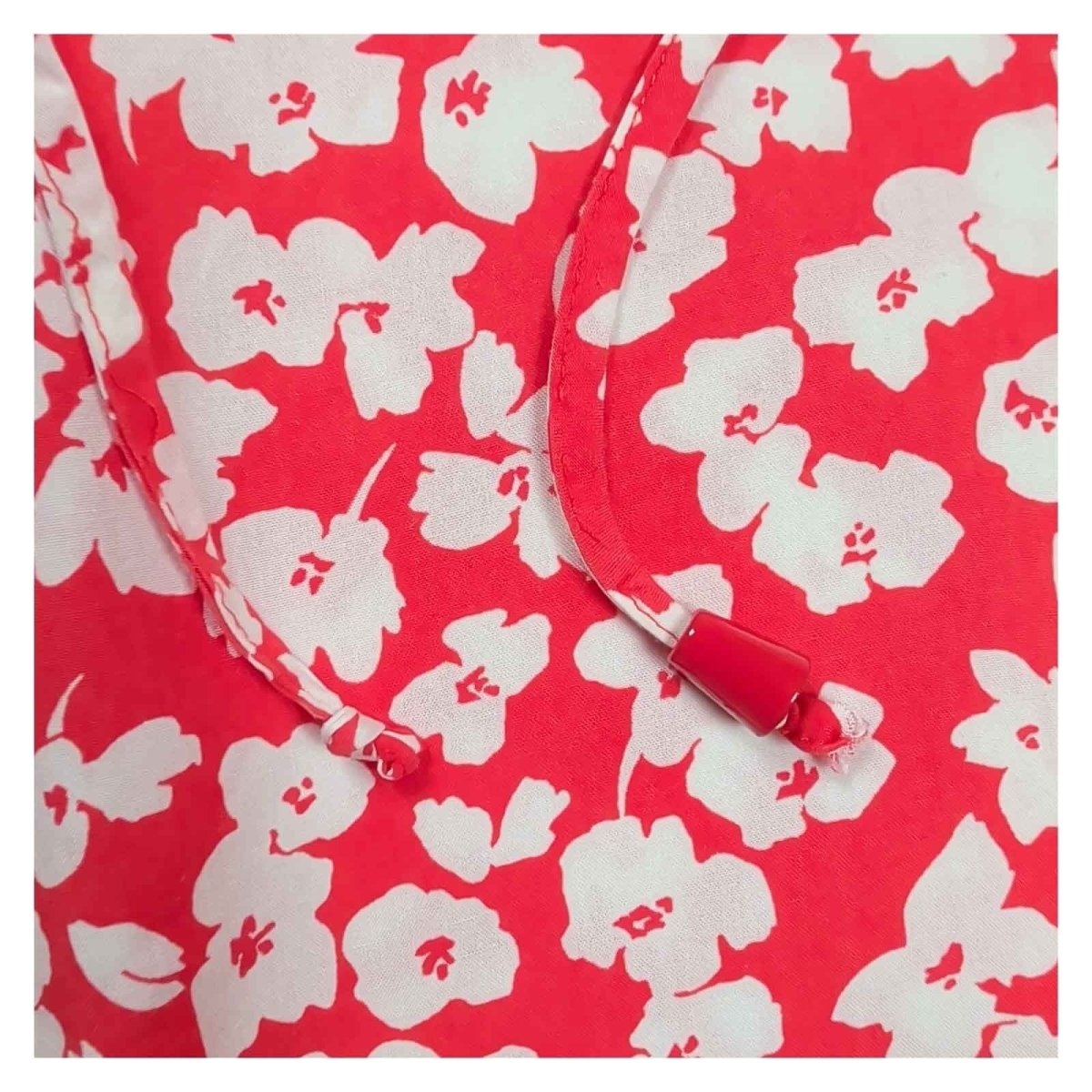 Joules Cierra Floral Sleeveless Blouse UK 16 Red White V-Neck Viscose – product photo 2 | RewearableUK