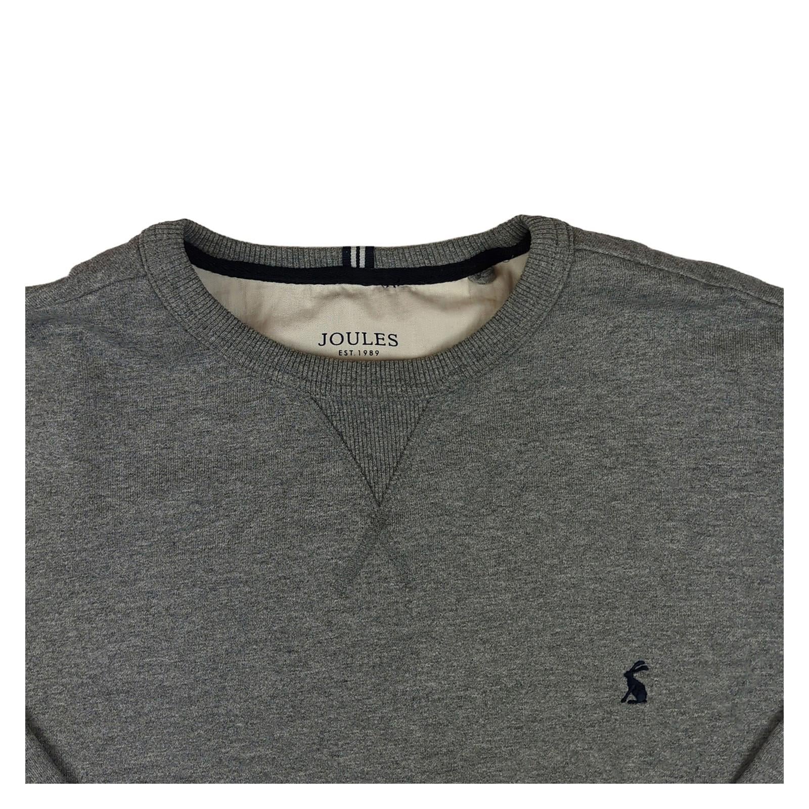 Joules Joules Men's M Grey Cotton Regular Fit Sweatshirt Jumper Sweater & Hoodie RewearableUK