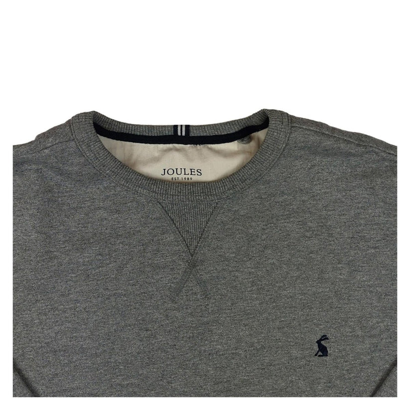 Joules Joules Men's M Grey Cotton Regular Fit Sweatshirt Jumper Sweater & Hoodie RewearableUK