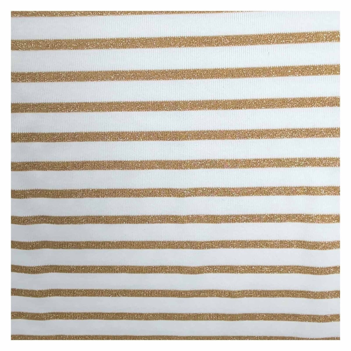 Joules New Harbour Womens Top UK 10 Cream Gold Metallic Stripe Long Sleeve – product photo 2 | RewearableUK