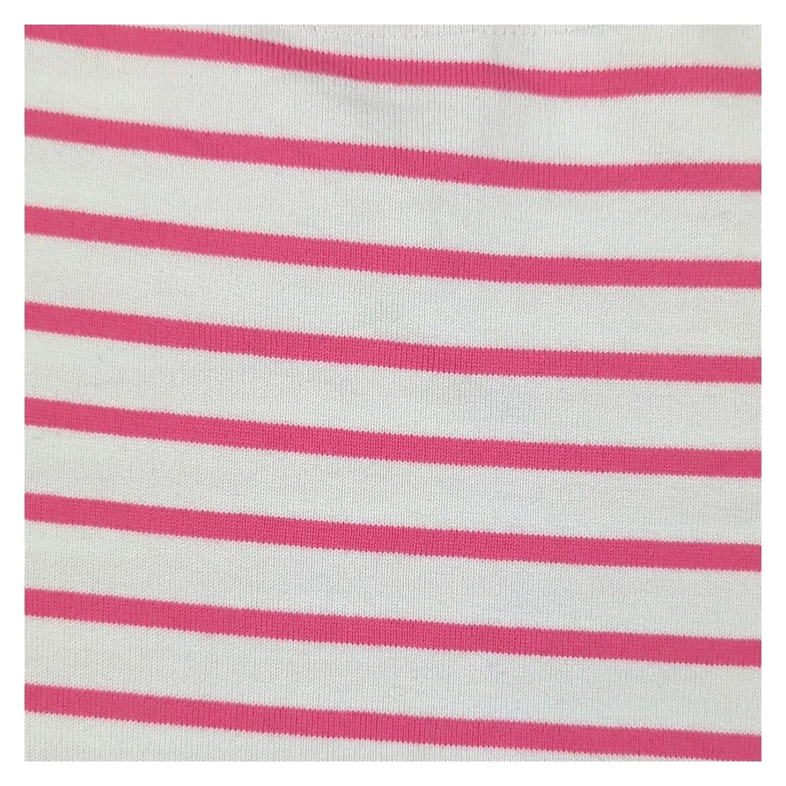 Joules Joules Women’s Pink Striped Cotton Top UK 8 3/4 Sleeve Casual Tee T-Shirts RewearableUK